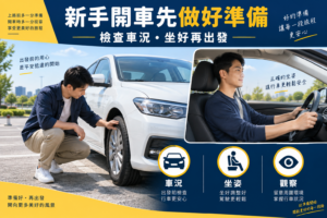 新手開車技巧：駕駛安全完整教學，克服焦慮快速上手
