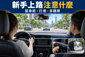 新手開車注意事項！19項核心技巧+5大安全上路必知事項完整教學