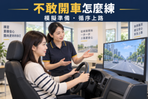 有駕照不敢開車？心理專家教你高效克服駕駛恐懼！