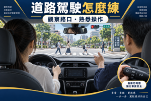 道路駕駛完整教學：新手駕駛必學安全駕駛技巧與考試攻略