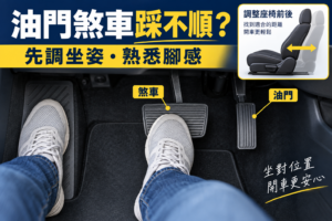 油門跟煞車踩踏不流暢？ 汽車工程師教你破解，提升駕駛流暢度與安全！